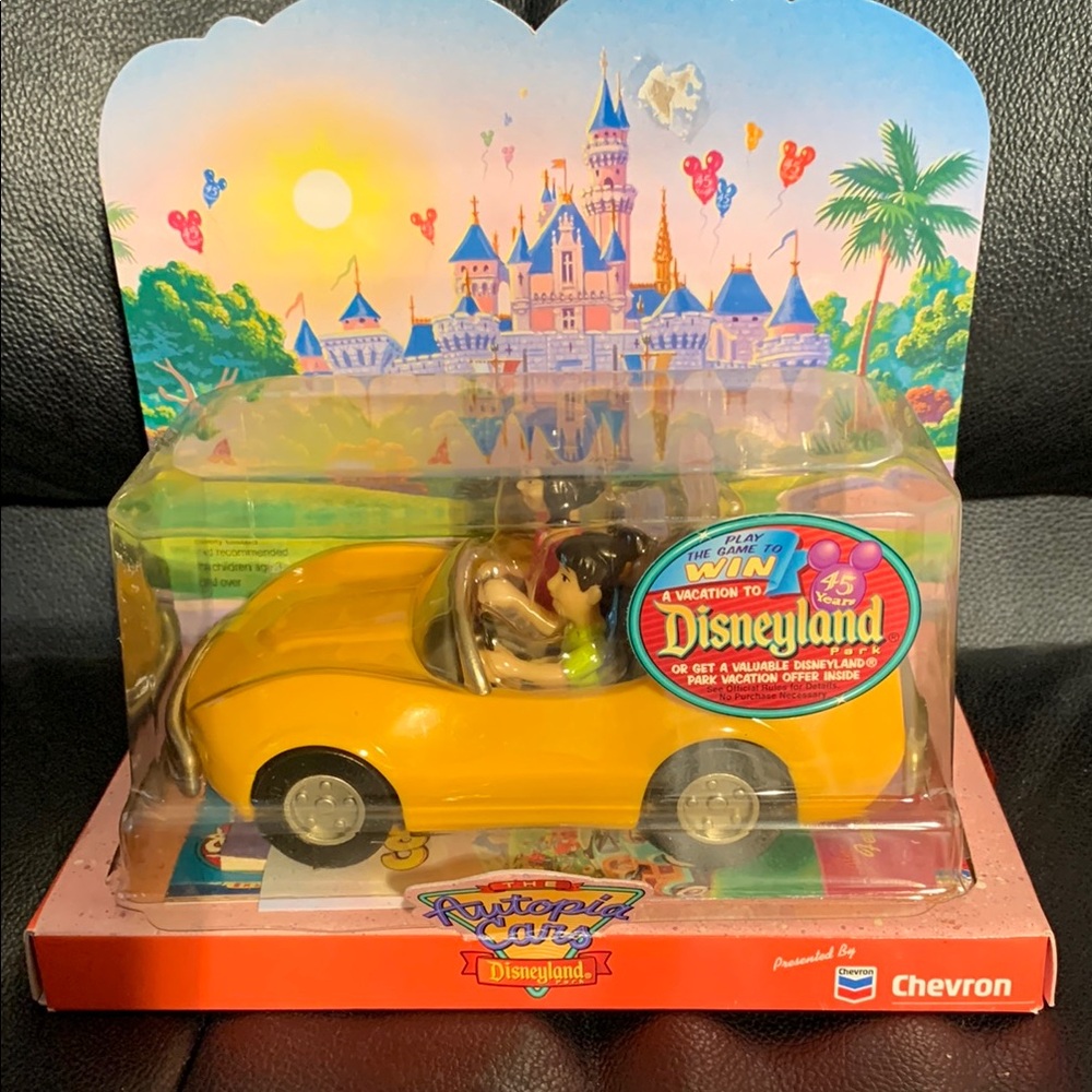 Disneyland Autopia Yellow Classic Collectible Car-Vintage 🆕